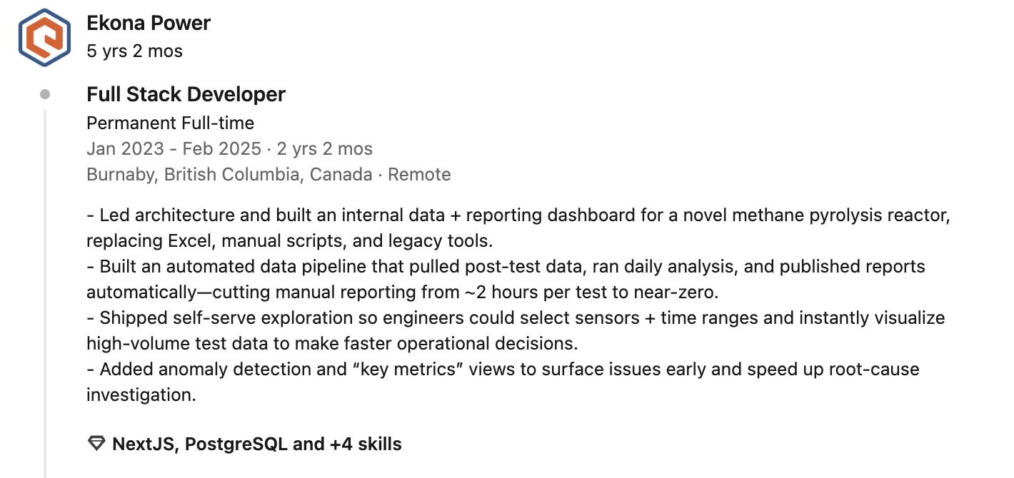 Founding Engineer at a $79M Series A company